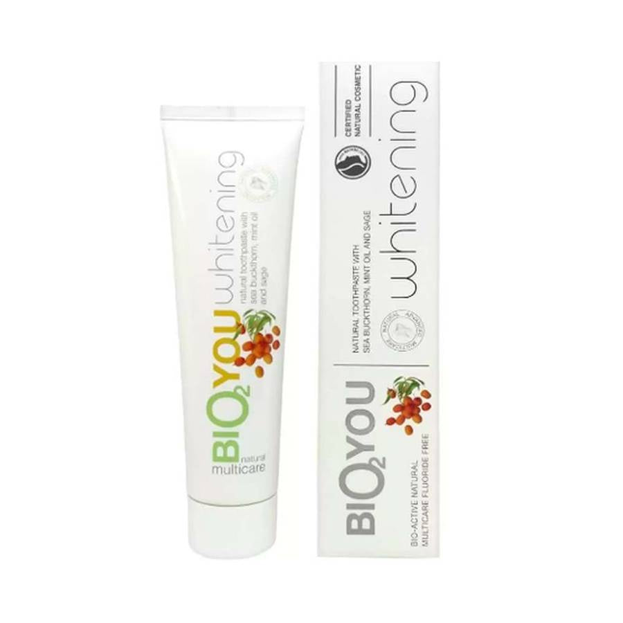 Naturalna pasta wybielająca do zębów z rokitnikiem BIO2YOU 100 ml
