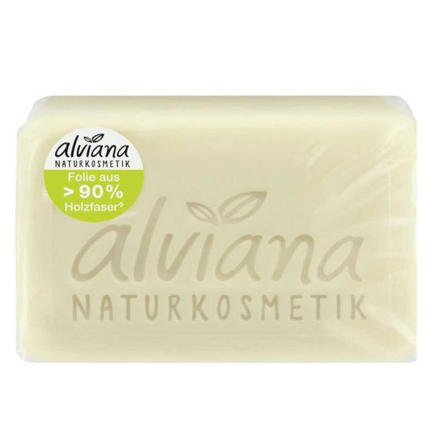 alviana Naturkosmetik Mydło roślinne w kostce z trawą cytrynową
