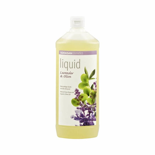 Sodasan Mydło w płynie lawendowo - oliwkowe 1000 ml